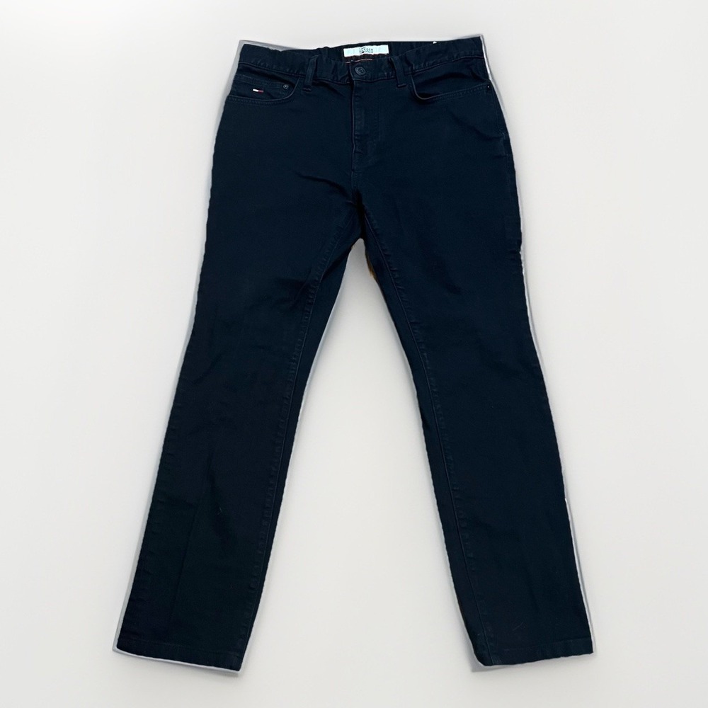 Tommy Hilfiger Denim Slim Fit Black Jeans Men's 32x32 Stretch 5 Pocket